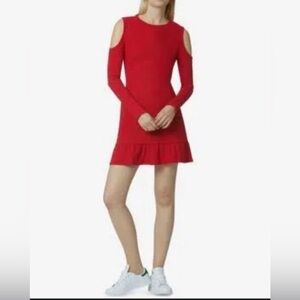 NWOT - Anthropologie | Avec Les Filles Cold Shoulder Long Sleeve Dress - Size L